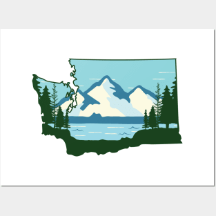 PNW Washington State Posters and Art